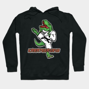 Funny Karatesaurus Trex Karate Hoodie